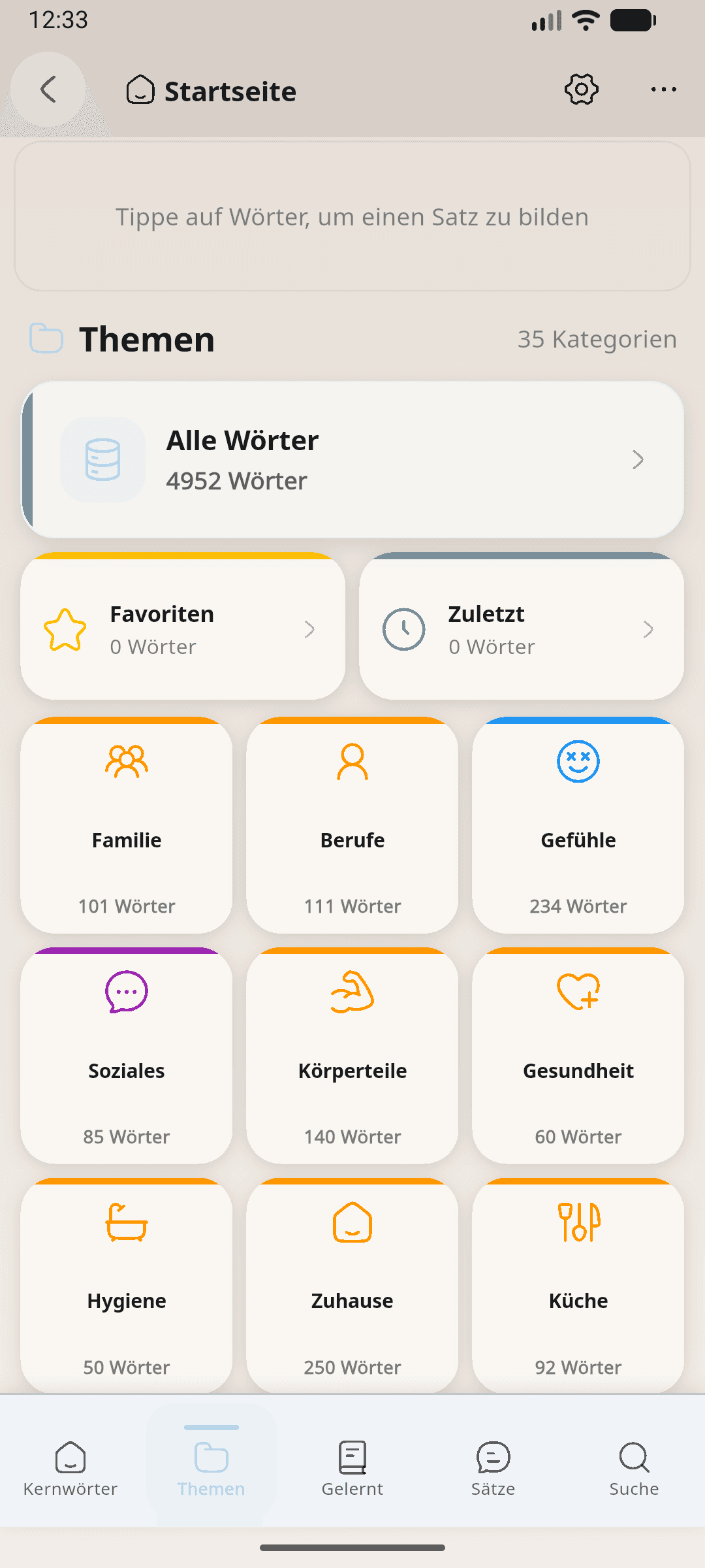 AAC-Kommunikation screenshot 2