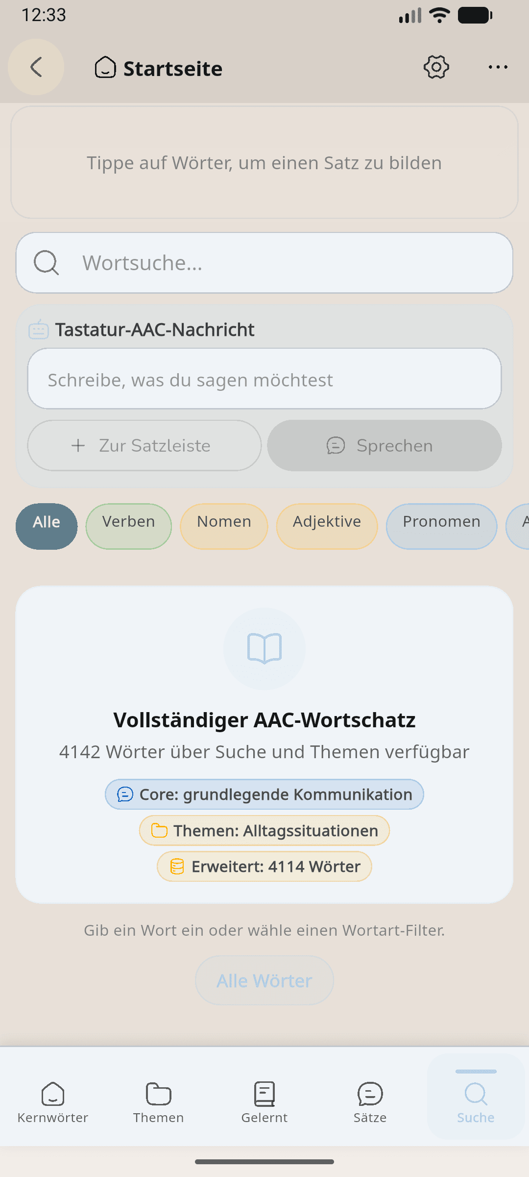 AAC-Kommunikation screenshot 3