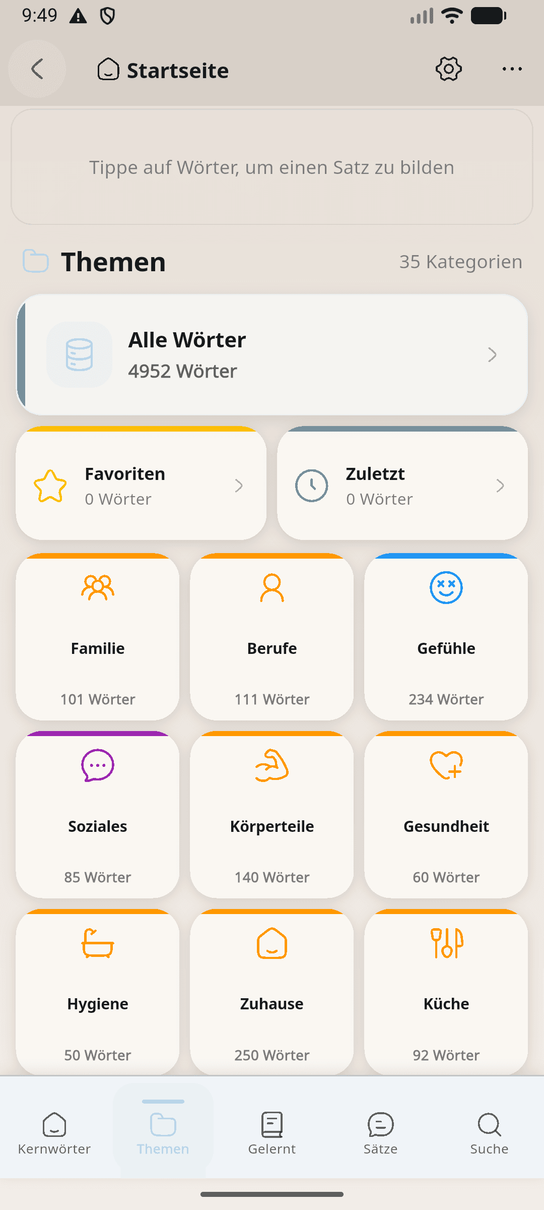 AAC-Kommunikation screenshot 2