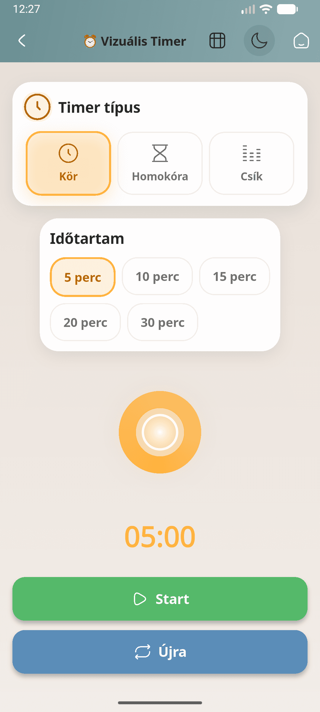 Vizuális Napirend képernyőkép 2