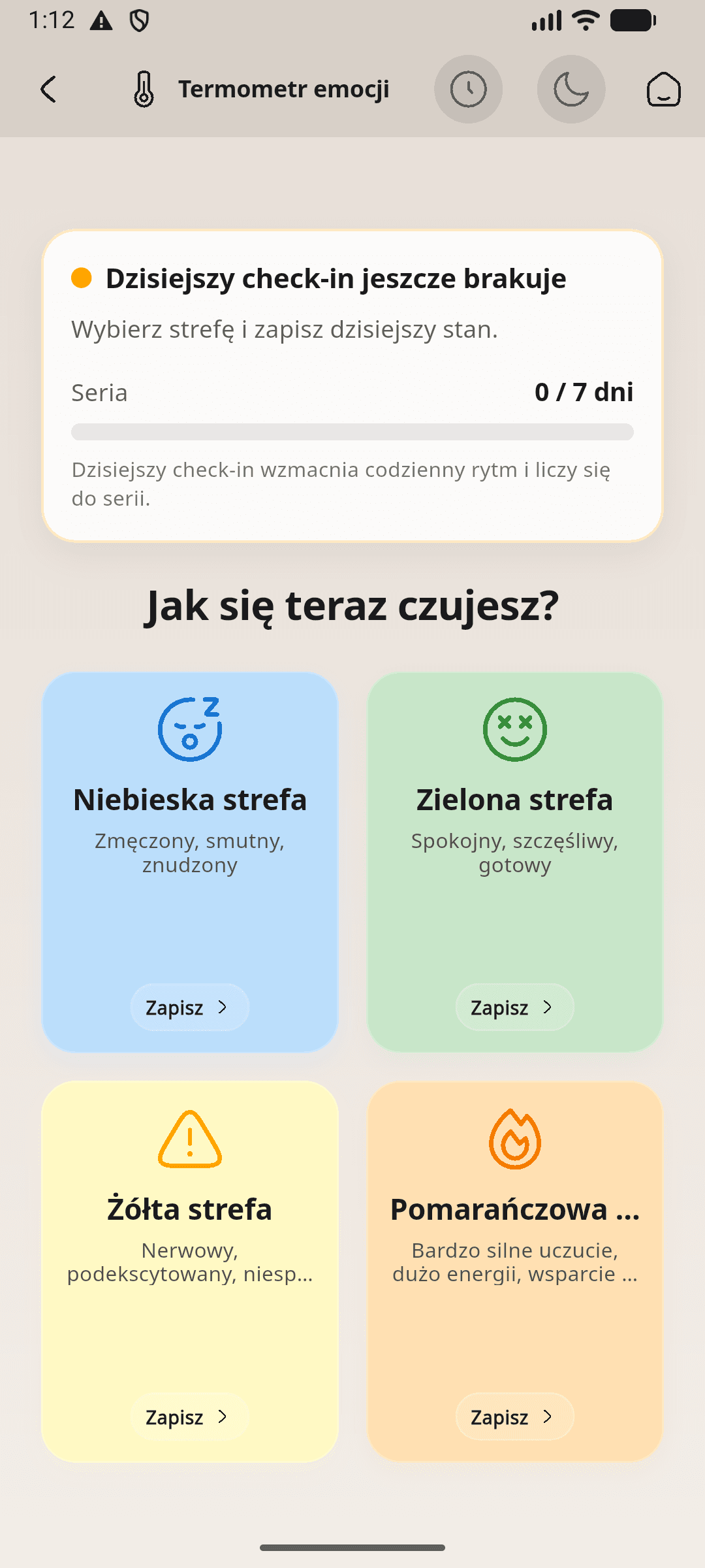 Emocje i strefy screenshot 2