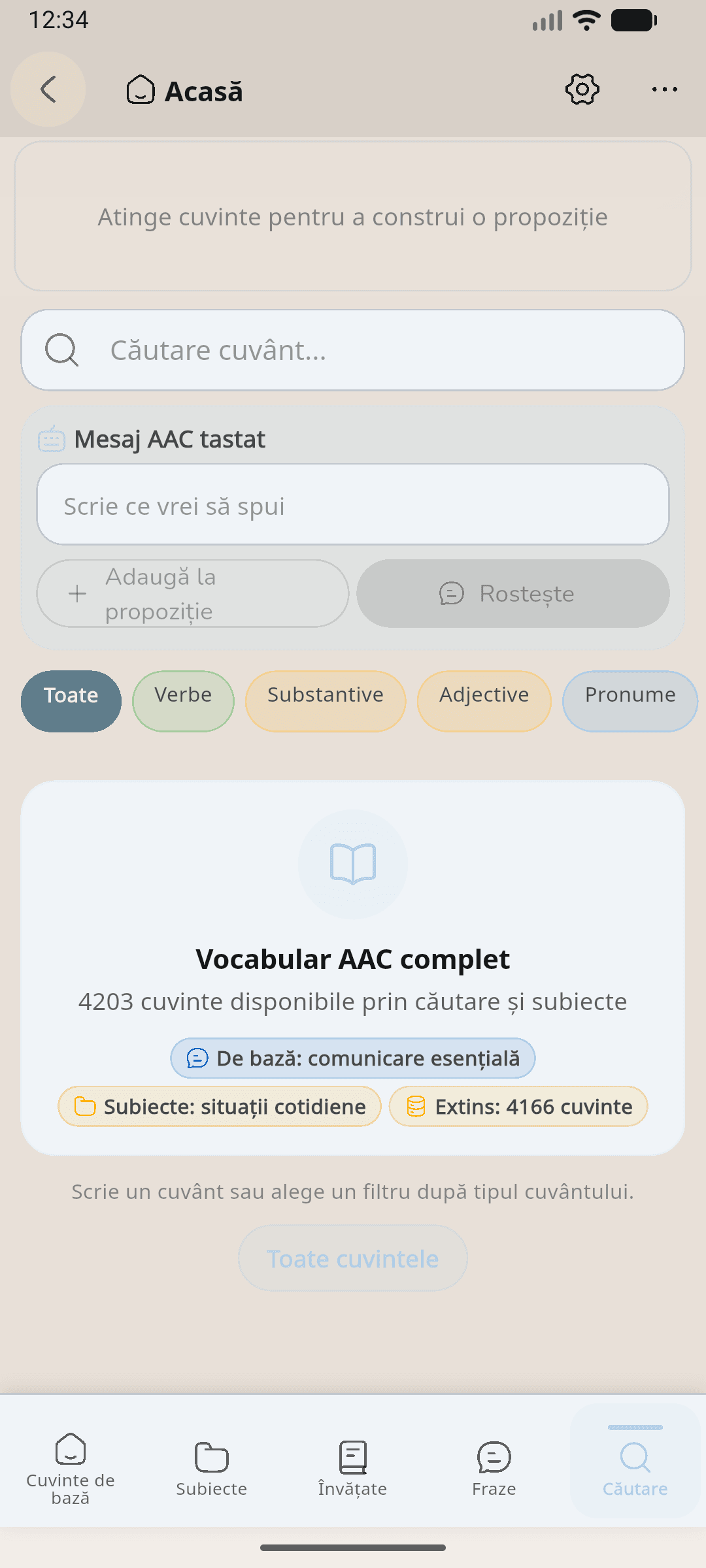 Vocabular și ABC captură de ecran 4
