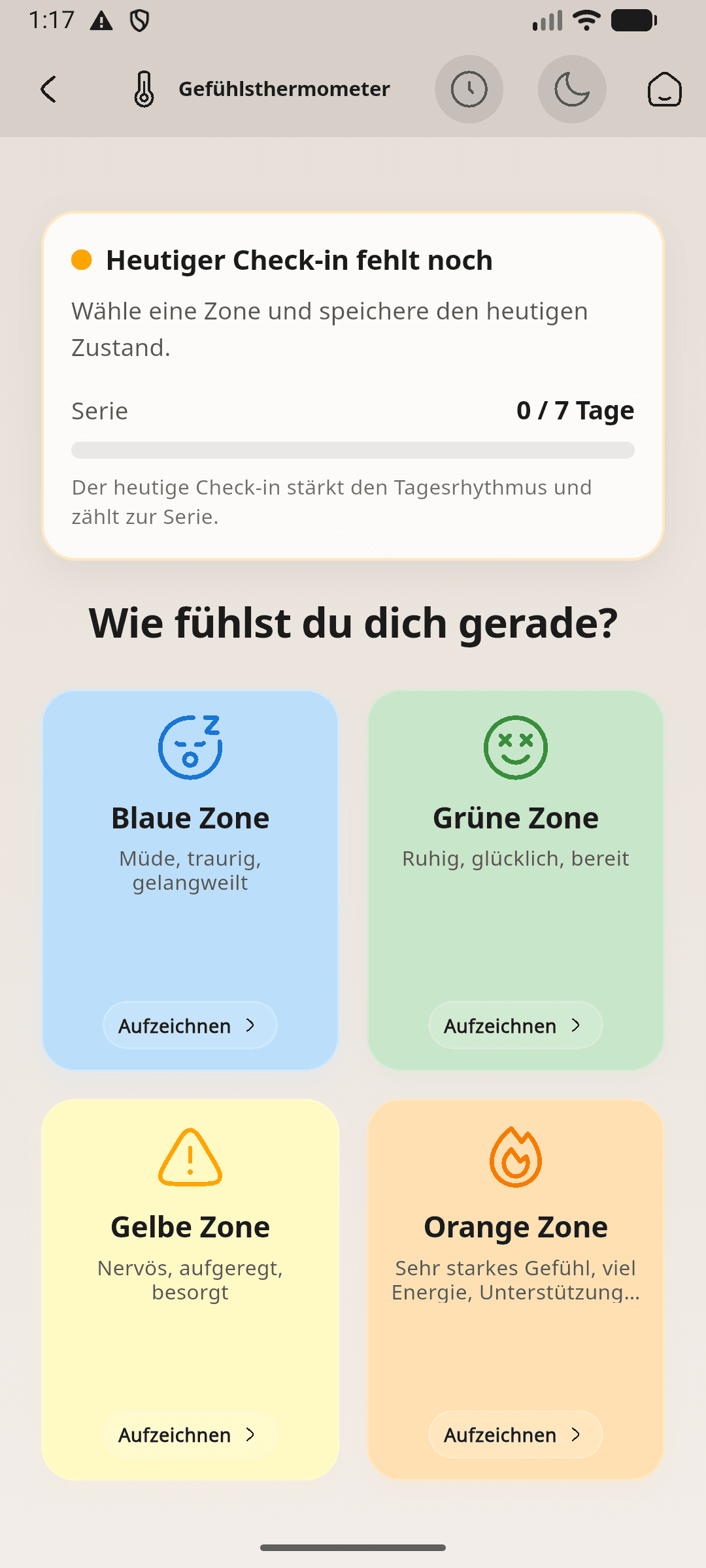 Emotionen und Zonen screenshot 2