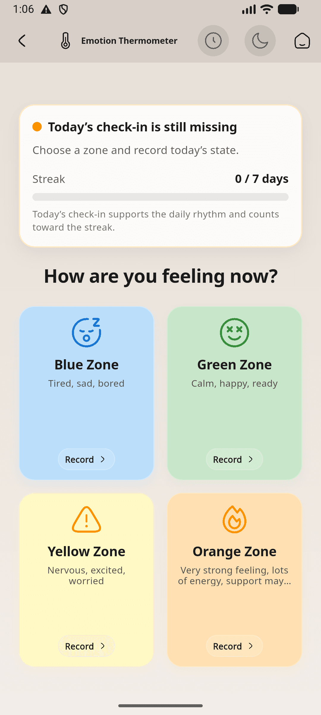 Emotions & Zones screenshot 2