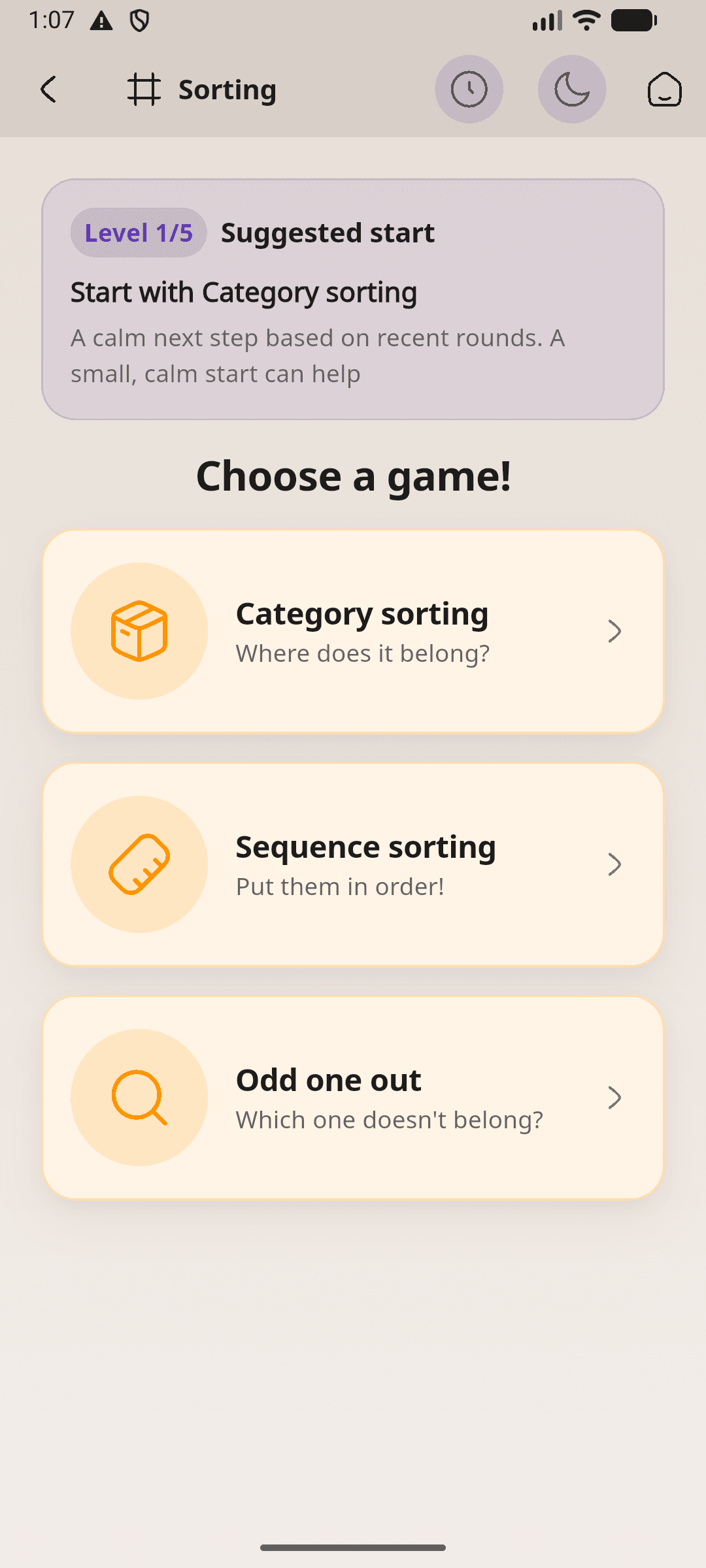 Cognitive Games screenshot 2