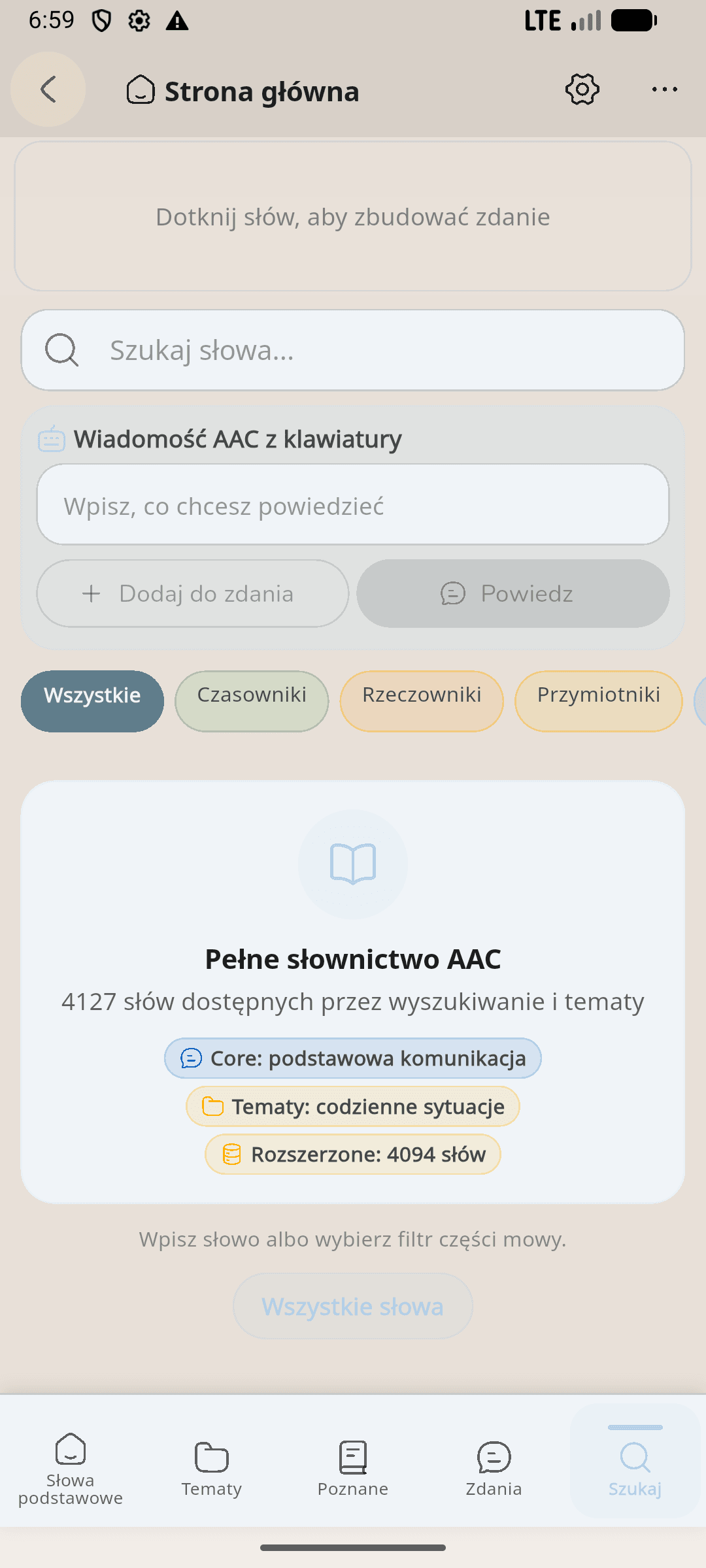 Komunikacja AAC screenshot 3